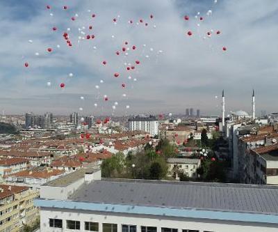 101 okuldan 101 balon gökyüzüne bırakıldı