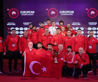 Avrupa Güreş Şampiyonasında 8 madalya kazandık