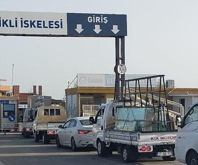 Bozcaadaya giden yollar kilitlendi