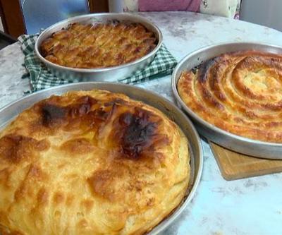 Bayram önceci Boşnak kadınlarının börek mesaisi