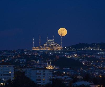Türkiyeden Süper Ay manzaraları