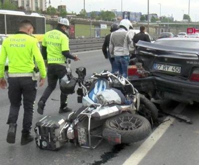 Motosiklet kazaları kamerada