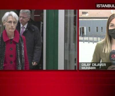 ABDli Bakan Yardımcısı Sherman Cumhurbaşkanlığı Sözcüsü Kalınla görüşüyor