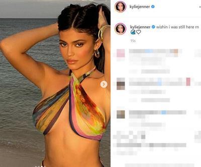 Kylie Jennerın tatil paylaşımları beğeni rekoru kırdı