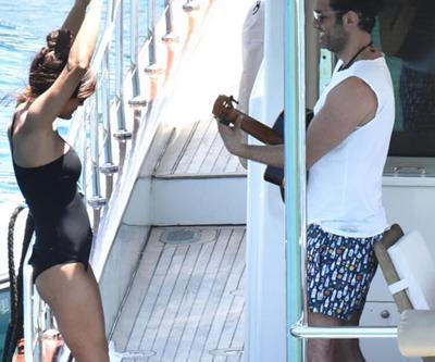 Keremcem, İranlı sevgilisine romantik anlar yaşattı