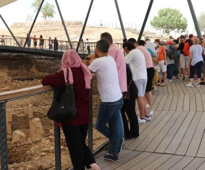 Göbeklitepede ziyaretçi yoğunluğu yaşanıyor