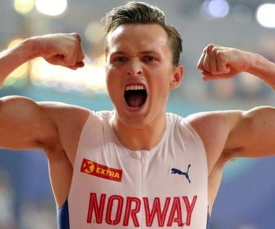 Norveçli atlet Karsten Warholmden dünya rekoru