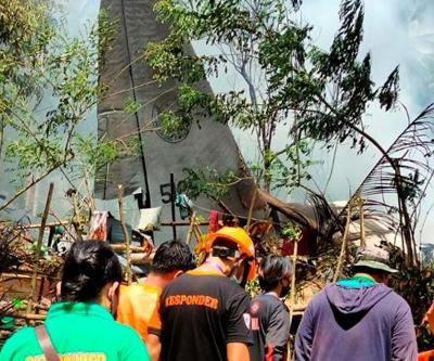 Son dakika... Filipinlerde 85 kişiyi taşıyan askeri uçak düştü