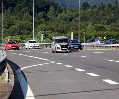 Bayram tatili dönüşünde Bolu geçişinde trafik akıcı