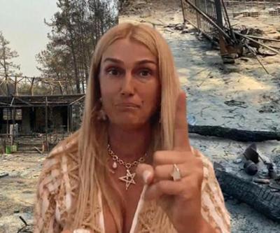 Tuğba Özay yangın sonrası Manavgatta Çiftliğindeki hasarı gösterdi