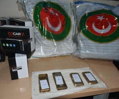 Kapıkulede 12 kilo uyuşturucu ile 5 kilo külçe altın ele geçirildi
