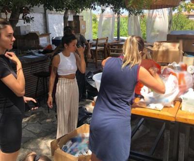 Ünlü isimler el ele verdiler: Alaçatıda yardım seferberliği