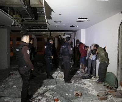 Zarrabın el konulan binasına dadanan hırsızlara akşam baskını