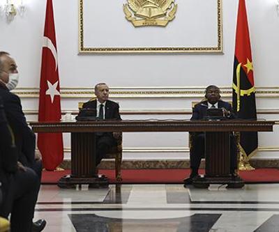 Cumhurbaşkanı Erdoğan ve Lourençodan ortak basın toplantısı