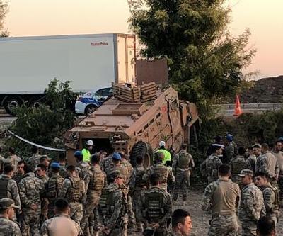Hatay’da zırhlı askeri araç devrildi: 5 yaralı