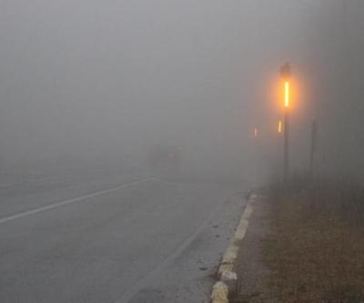 Bolu Dağı geçişinde yoğun sis