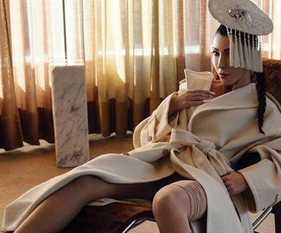Hande Yener yeni klibi için kamera karşısında