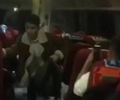 Fırtınada sallanan deniz otobüsünde büyük panik