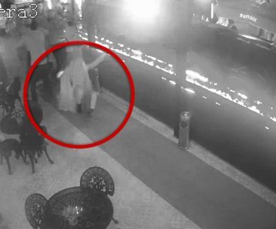 Fırlattığı duba kadına isabet etti | Video Haber