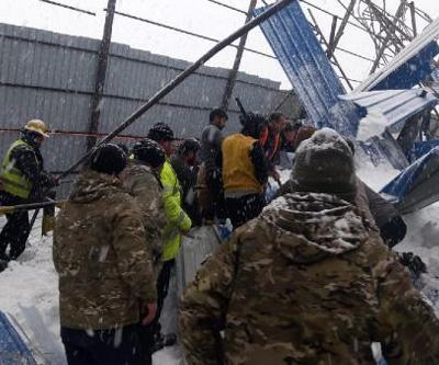 Gürcistan’da şantiyenin çatısı çöktü: 1 ölü, 2 yaralı