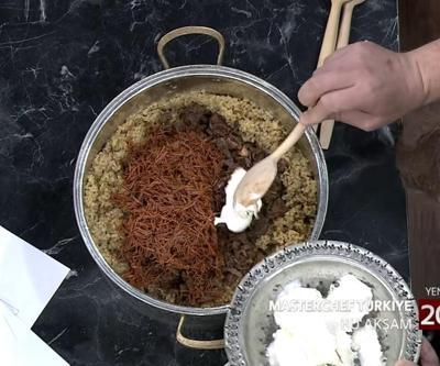 Kaymaklı bulgur pilavı tarifi MasterChefte gündem oldu: Kaymaklı bulgur pilavı nasıl yapılır