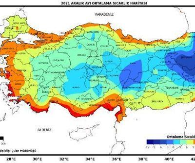 2021de sıcaklık 9 ayda farklılık gösterdi