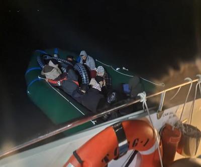Bodrum’da 18 düzensiz göçmen kurtarıldı