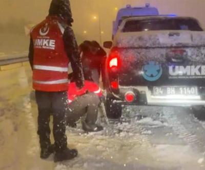 UMKE ekibi hastanın imdadına yetişti