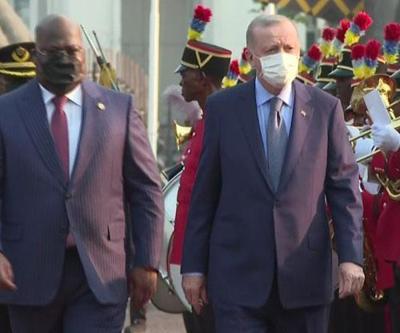 Son dakika... Cumhurbaşkanı Erdoğan, Kongoda