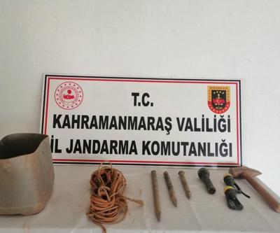 Kaçak kazı yapan 2 kişi suçüstü yakalandı