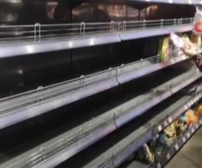 Ukrayna’da market rafları boş kaldı