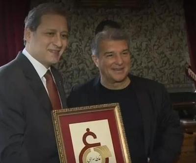 Son dakika... Barcelona Başkanı Laporta Galatasaray Lisesini ziyaret etti