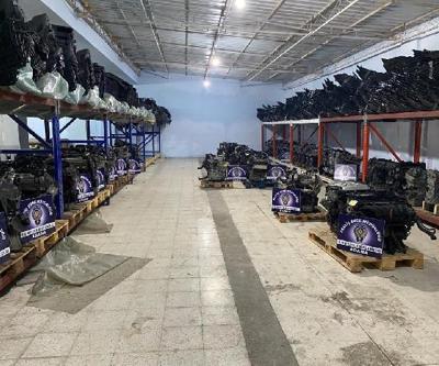 Çalıntı lüks otomobillerin motorlarını Türkiyeye getirtip change yapmışlar