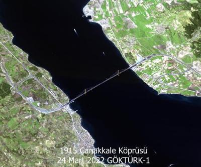 Göktürk-1in gözünden 1915 Çanakkale Köprüsü