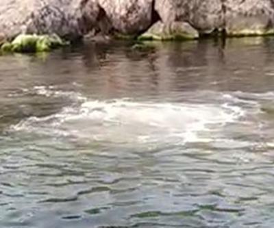 Heybeliadada derin deniz deşarj hattı patladı