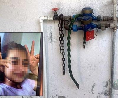 13 yaşındaki kızını zincire vurdu Anneden şok sözler