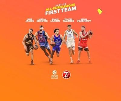 Shane Larkin, THY Euroleaguede yılın en iyi 5ine seçildi