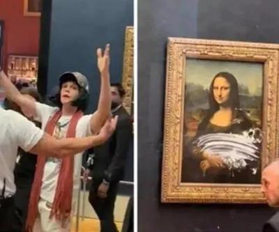 Mona Lisaya pastalı saldırı