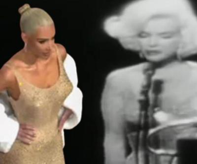 Kim Kardashian, Marilyn Monroe elbisesine zarar verdi