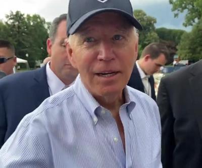 Joe Biden muhabiri azarladı