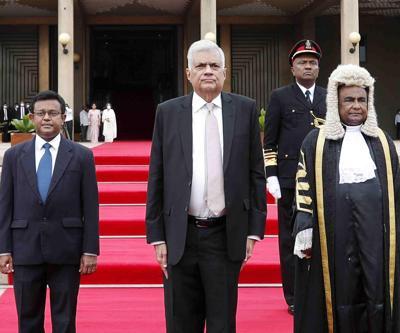 Sri Lankanın yeni Devlet Başkanı Wickremesinghe yemin etti