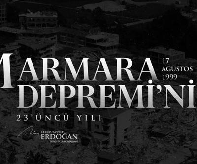 Cumhurbaşkanı Erdoğandan 17 Ağustos paylaşımı
