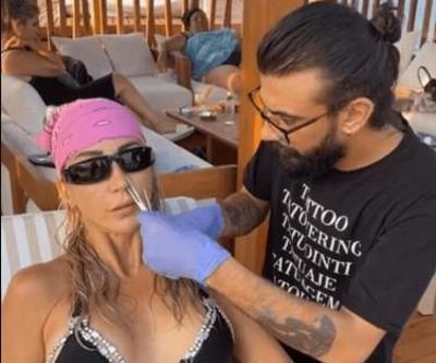 Hande Yener piercing taktırdı