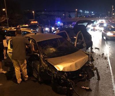 D-100de maganda sürücü dehşeti: 4 yaralı