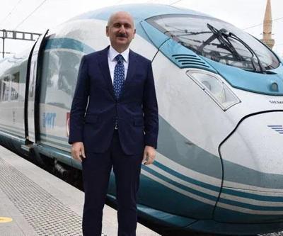 Hızlı trende tüm zamanların rekoru Bakan Karaismailoğlu açıkladı