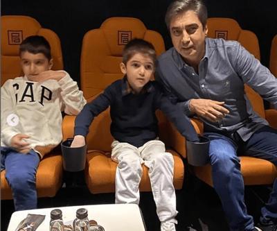 Necati Şaşmaz oğullarını ilk kez paylaştı