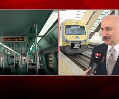 Gaziray hizmete giriyor... Ulaştırma ve Alt Yapı Bakanı CNN TÜRKe konuştu
