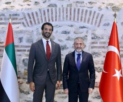 Hazine ve Maliye Bakanı Nebati, BAE Ekonomi Bakanı ile görüştü