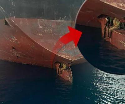 11 gün süren yolculuk: Geminin dümen yelpazesinde üç kaçak göçmen bulundu