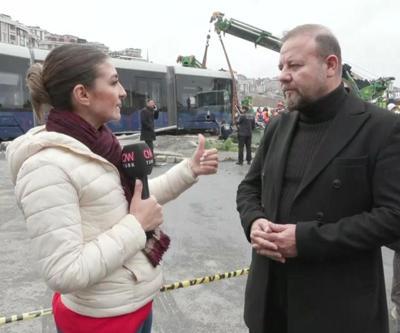 Tramvay ile otobüs nasıl çarpıştı